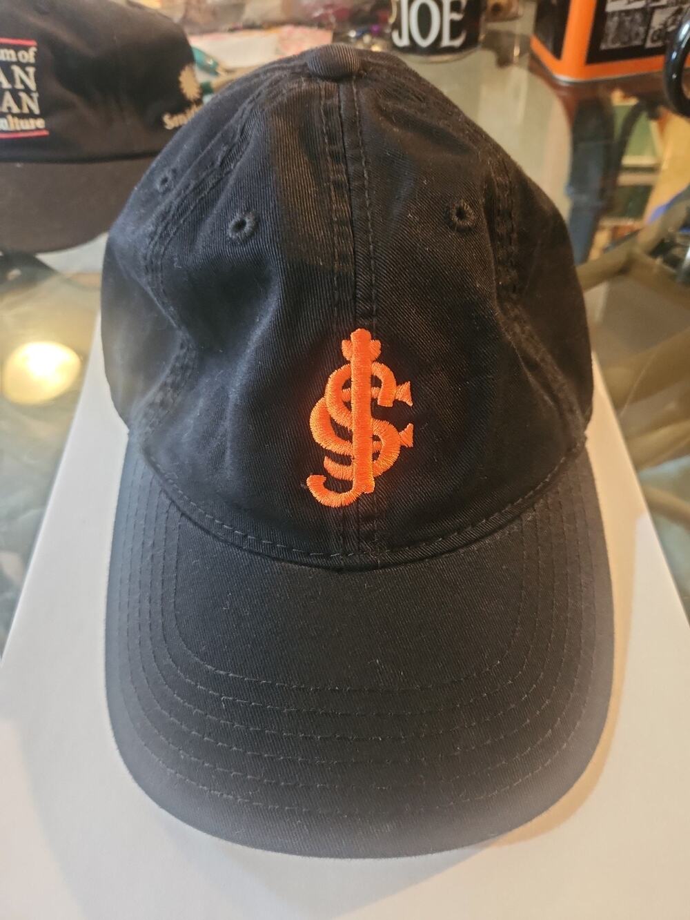San Jose Giants Baseball Cap Men Small Black Orange MiLB Hat Legacy